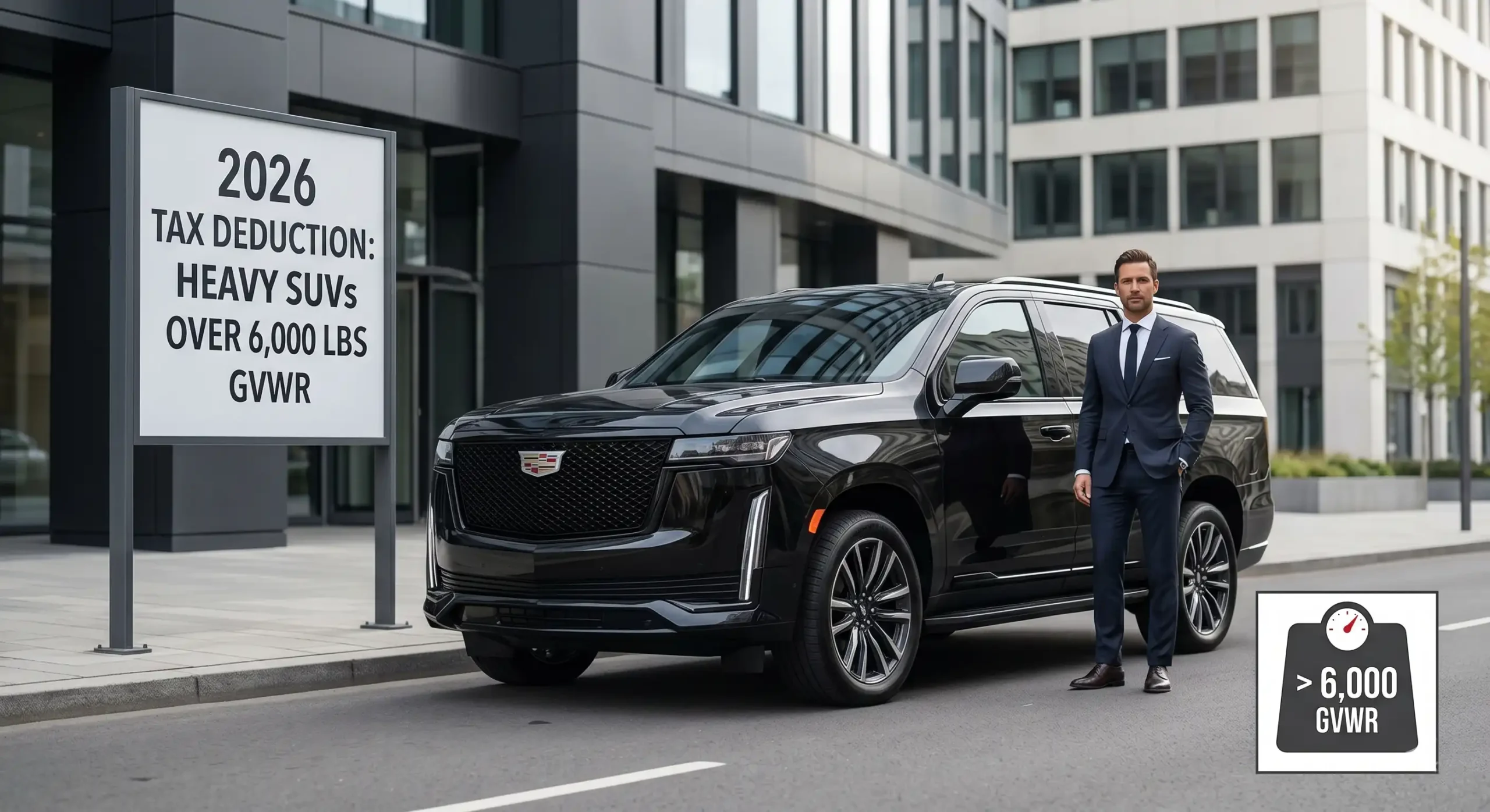 Heavy SUV over 6,000 lbs GVWR eligible for business tax deductions